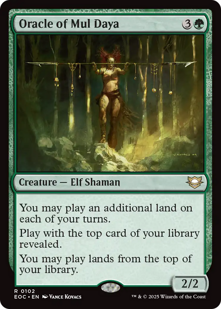 Oracle of Mul Daya [Edge of Eternities Commander] | Tabernacle Games