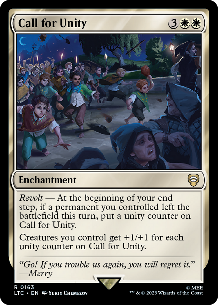 Call for Unity [The Lord of the Rings: Tales of Middle-Earth Commander] | Tabernacle Games