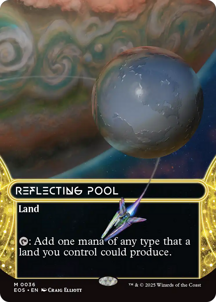 Reflecting Pool (0036) (Borderless) [Edge of Eternities: Stellar Sights] | Tabernacle Games