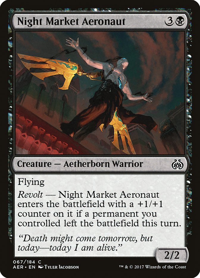 Night Market Aeronaut [Aether Revolt] | Tabernacle Games