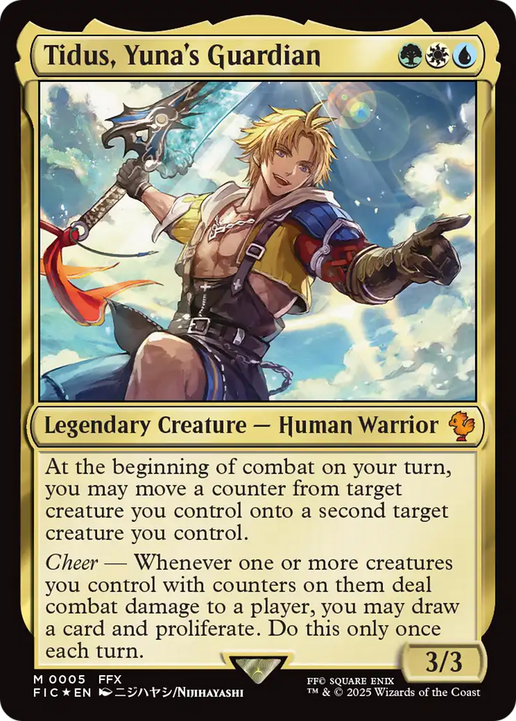 Tidus, Yuna's Guardian [FINAL FANTASY Commander] | Tabernacle Games