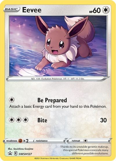 Eevee (SWSH127) [Sword & Shield: Black Star Promos] | Tabernacle Games