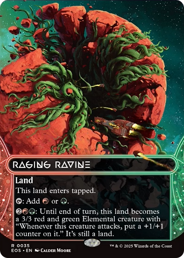 Raging Ravine (0035) (Borderless) [Edge of Eternities: Stellar Sights] | Tabernacle Games