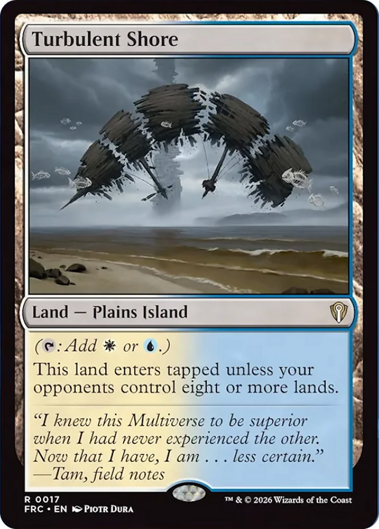 Turbulent Shore [Reality Fracture Commander] | Tabernacle Games