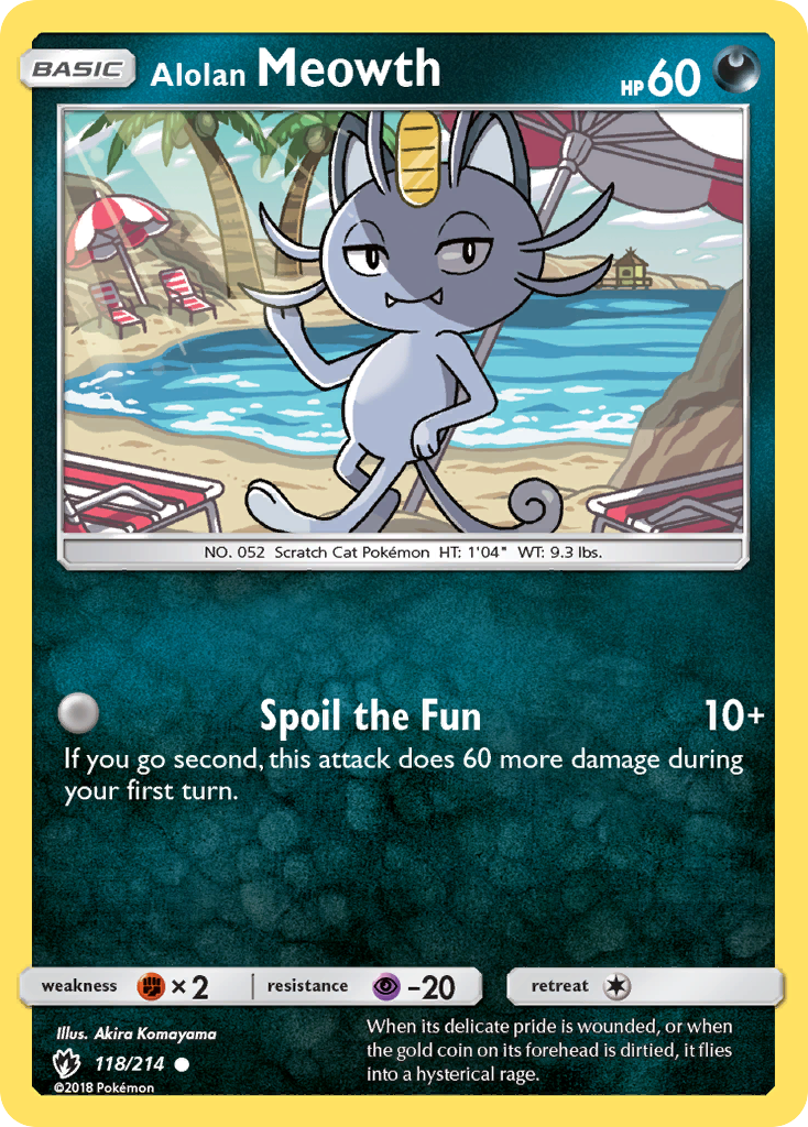 Alolan Meowth (118/214) [Sun & Moon: Lost Thunder] | Tabernacle Games
