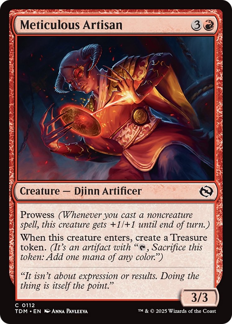Meticulous Artisan [Tarkir: Dragonstorm] | Tabernacle Games