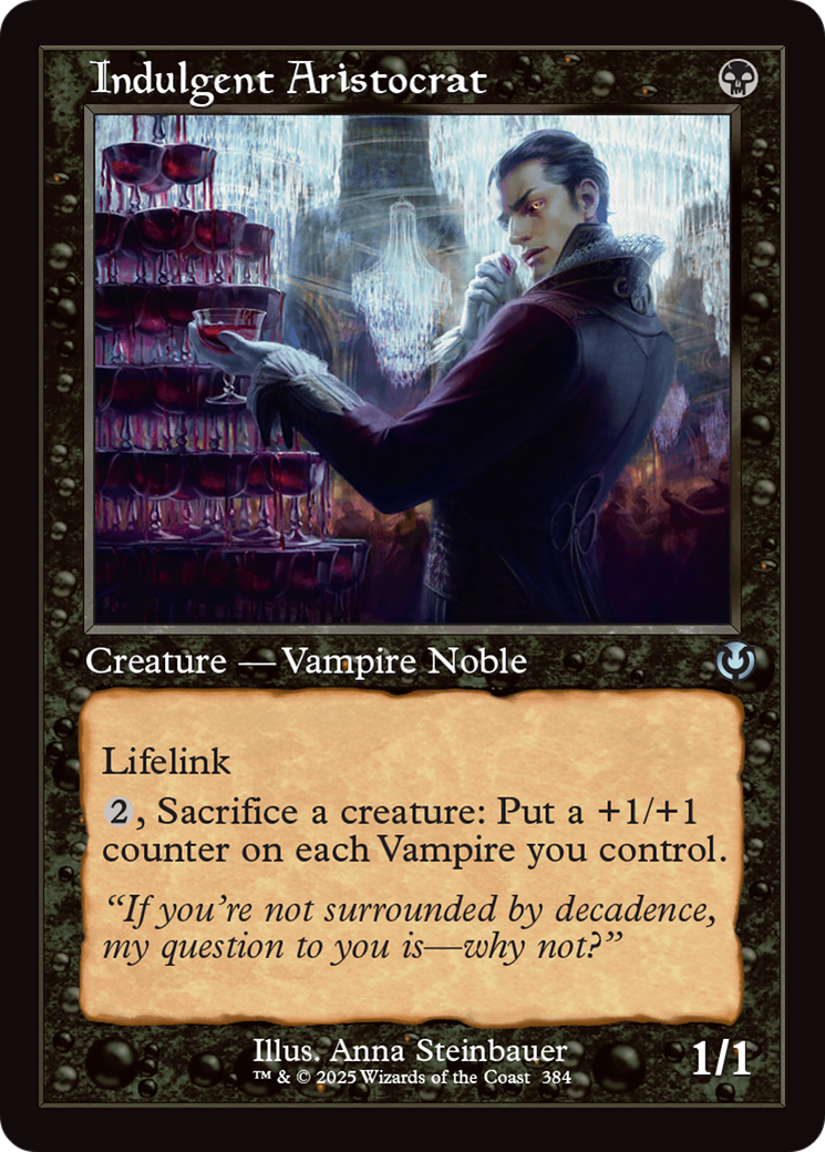 Indulgent Aristocrat (Retro Frame) [Innistrad Remastered] | Tabernacle Games