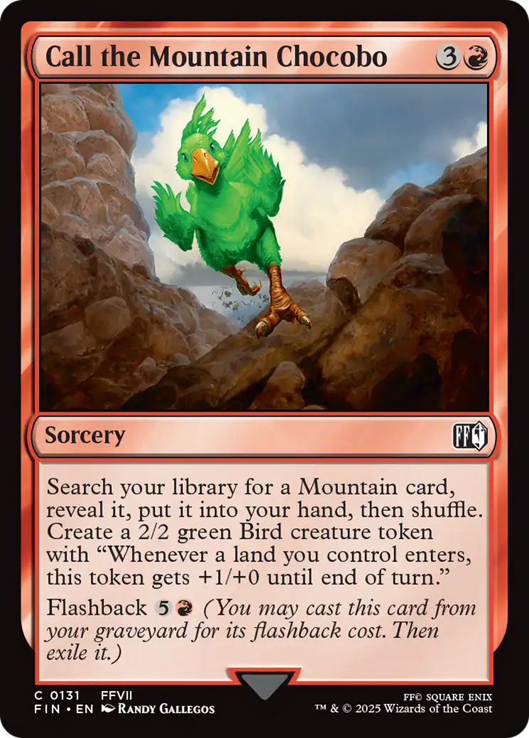 Call the Mountain Chocobo [FINAL FANTASY] | Tabernacle Games