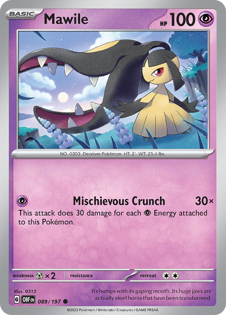 Mawile (089/197) [Scarlet & Violet: Obsidian Flames] | Tabernacle Games