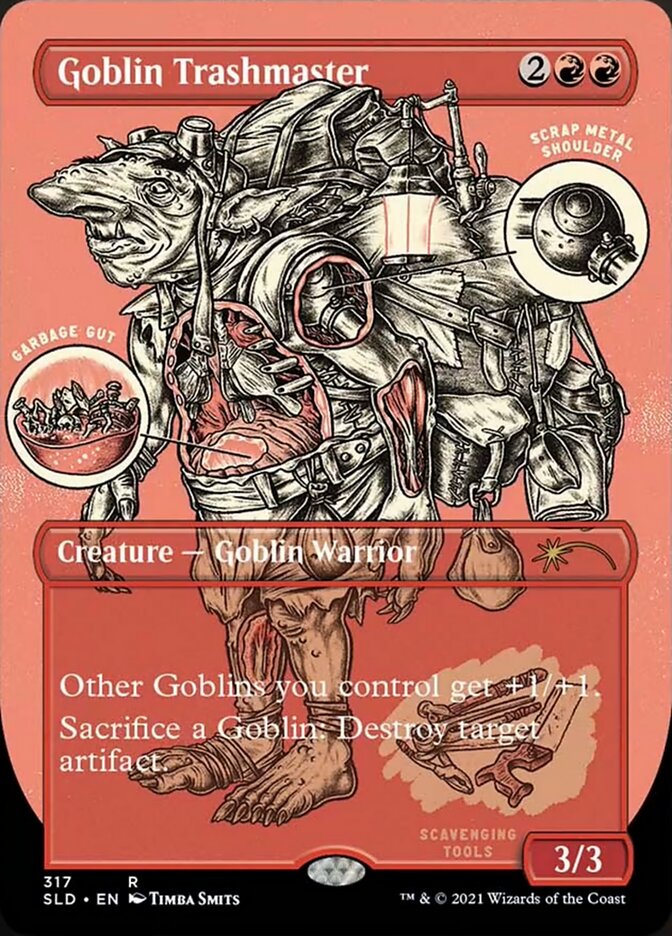 Goblin Trashmaster (Borderless Foil Etched) [Secret Lair Drop Series] | Tabernacle Games