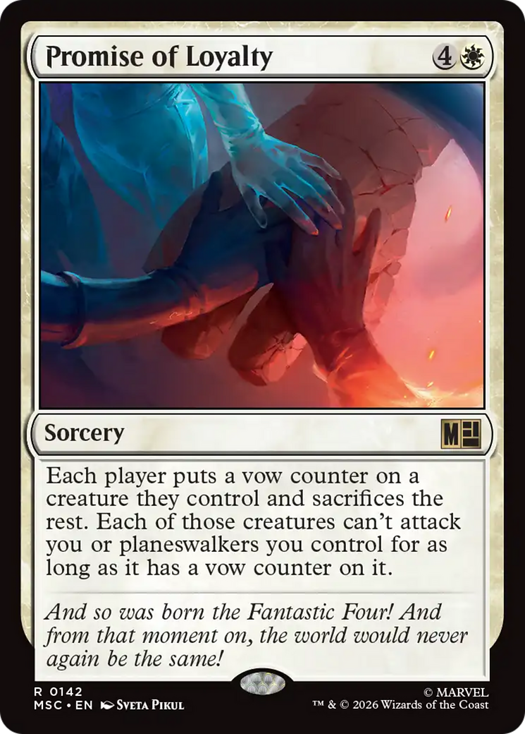 Promise of Loyalty [Marvel Super Heroes Commander] | Tabernacle Games