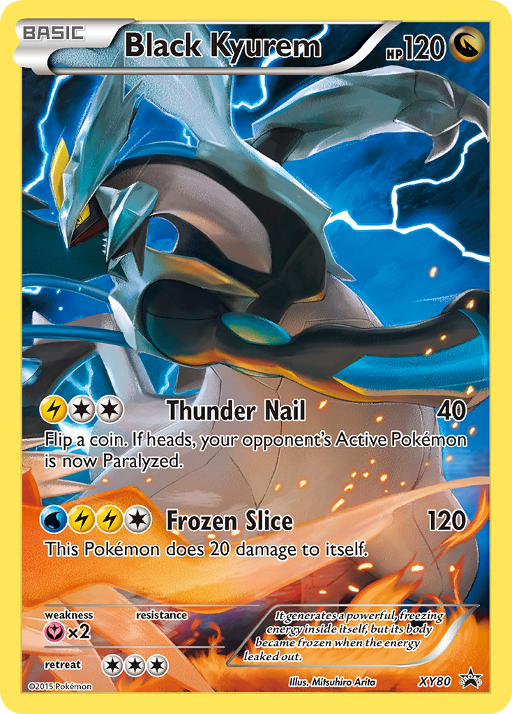 Black Kyurem (XY80) (Full Art Promo) [XY: Black Star Promos] | Tabernacle Games