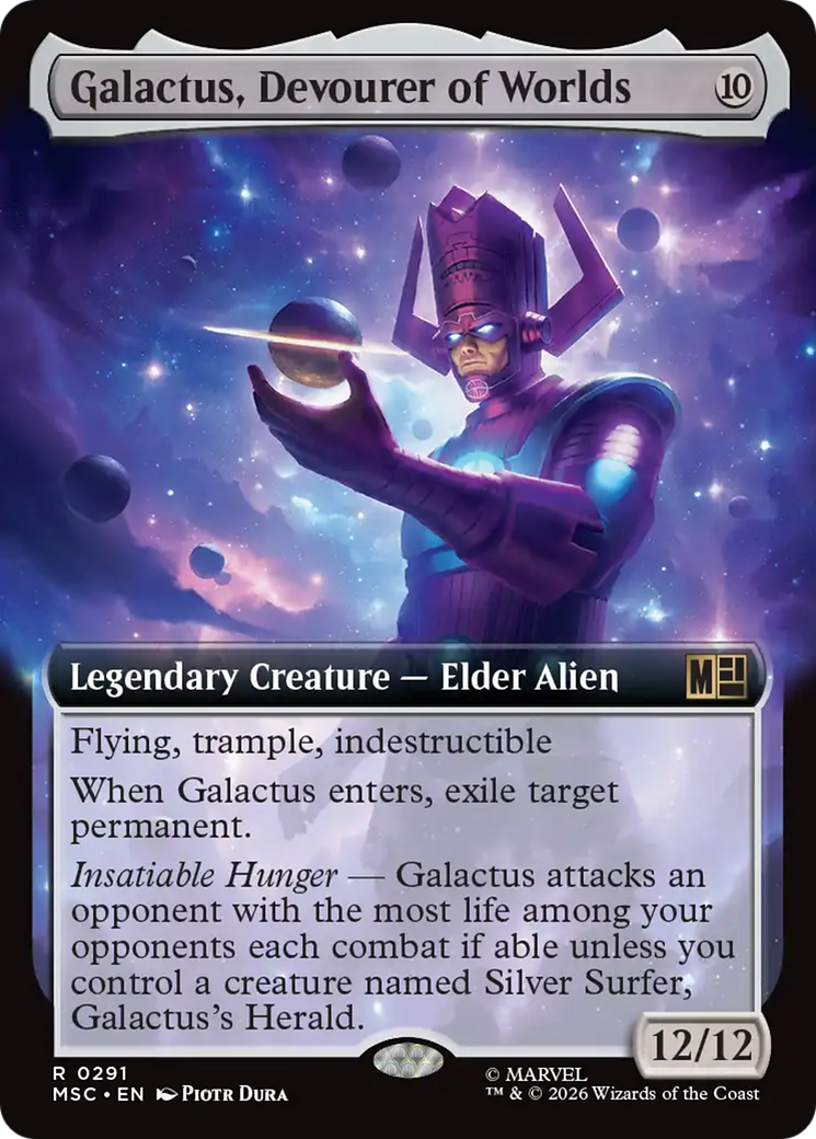 Galactus, Devourer of Worlds (Extended Art) [Marvel Super Heroes Commander] | Tabernacle Games