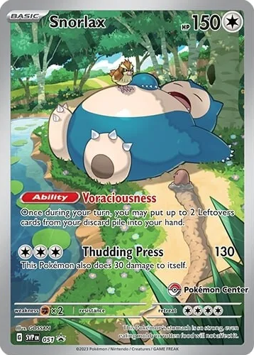 Snorlax (051) (Pokemon Center) [Scarlet & Violet: Black Star Promos] | Tabernacle Games