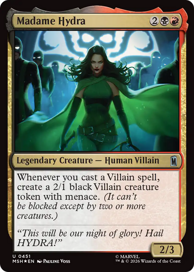 Madame Hydra (Suge Foil) [Marvel Super Heroes] | Tabernacle Games