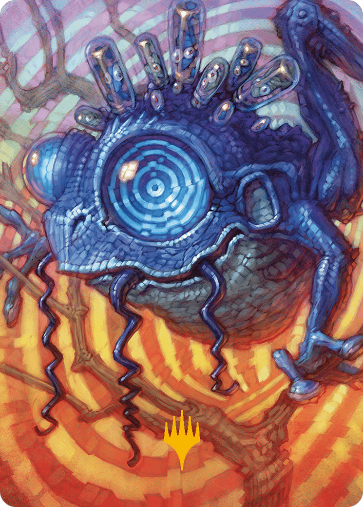Psychic Frog Art Card (Gold-Stamped Planeswalker Symbol) [Modern Horizons 3 Art Series] | Tabernacle Games