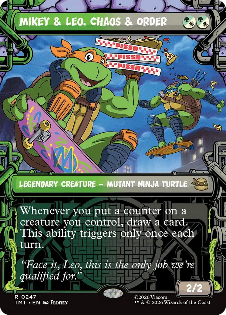 Mikey & Leo, Chaos & Order (Showcase) [Teenage Mutant Ninja Turtles] | Tabernacle Games