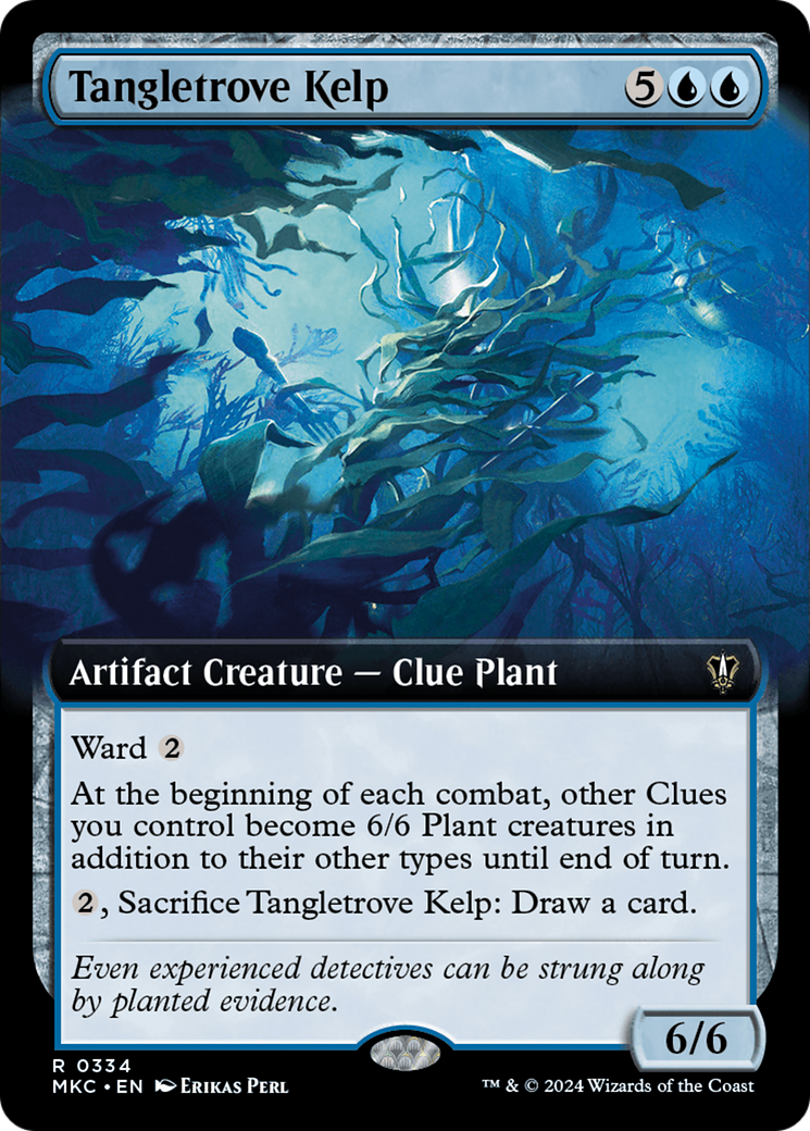 Tangletrove Kelp (Extended Art) [Murders at Karlov Manor Commander] | Tabernacle Games