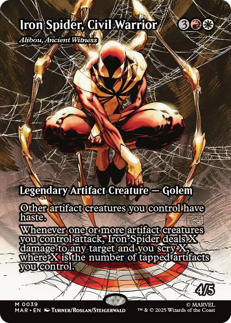Iron Spider, Civil Warrior - Alibou, Ancient Witness [Marvel's Spider-Man: Eternal-Legal] | Tabernacle Games