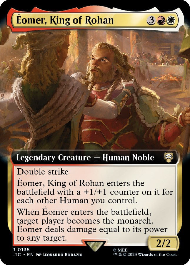 Eomer, King of Rohan (Extended Art) [The Lord of the Rings: Tales of Middle-Earth Commander] | Tabernacle Games