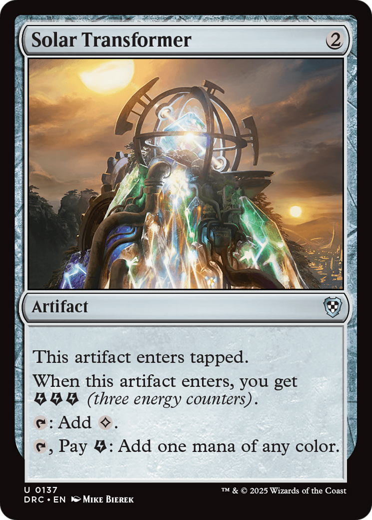 Solar Transformer [Aetherdrift Commander] | Tabernacle Games