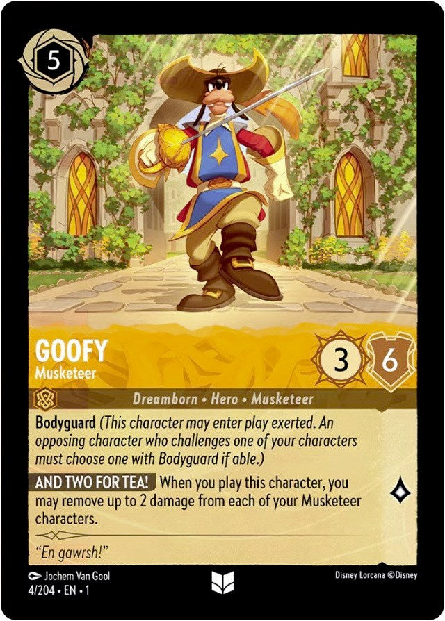 Goofy - Musketeer (4/204) [The First Chapter] | Tabernacle Games