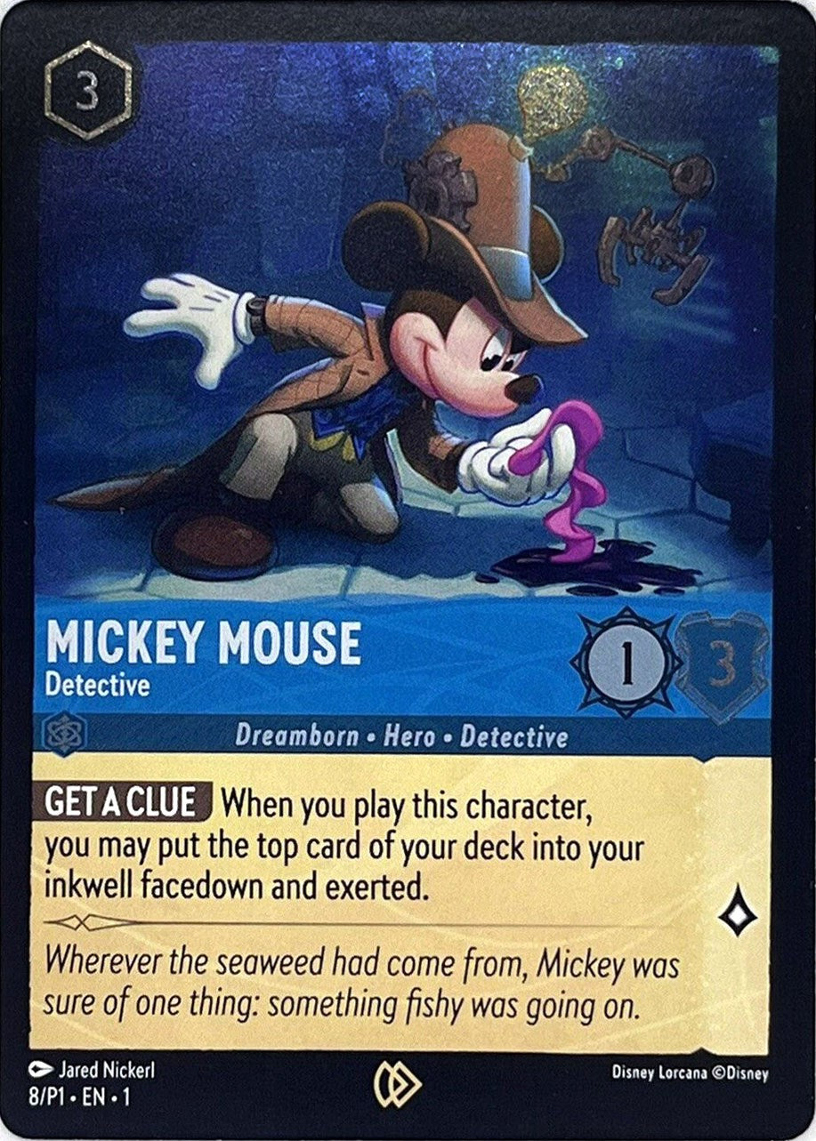 Mickey Mouse - Detective (8) [Promo Cards] | Tabernacle Games