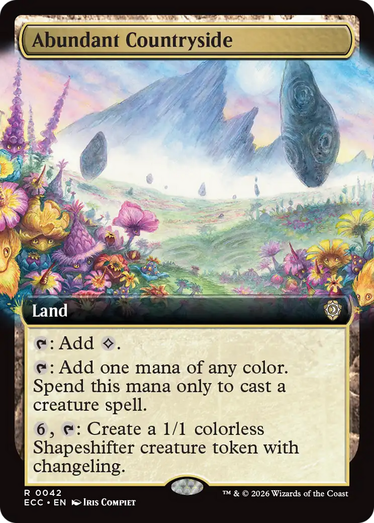 Abundant Countryside (Extended Art) [Lorwyn Eclipsed Commander] | Tabernacle Games