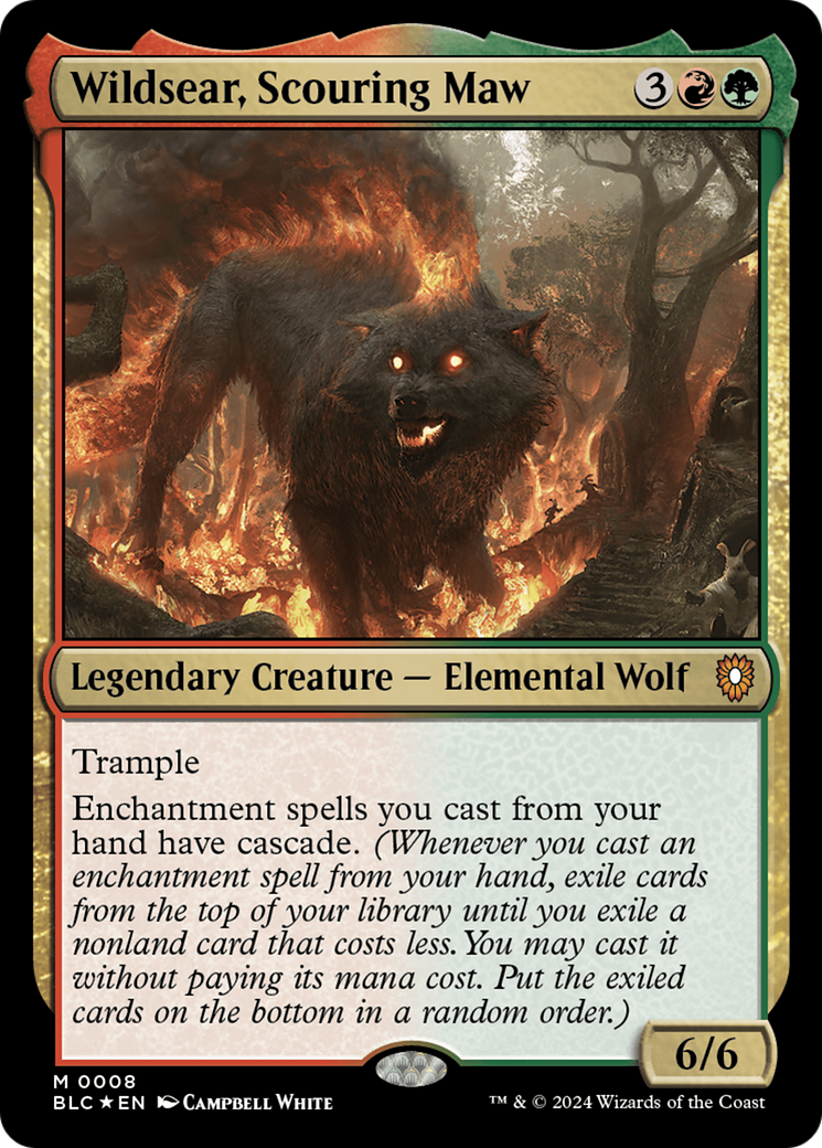 Wildsear, Scouring Maw [Bloomburrow Commander] | Tabernacle Games