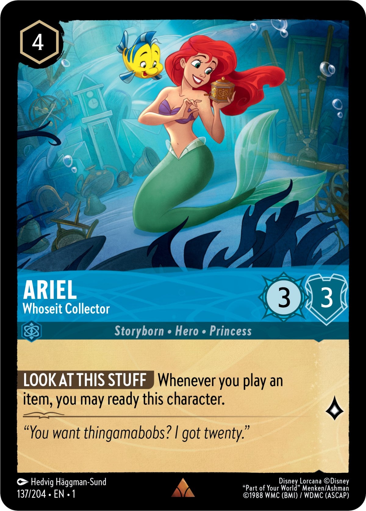 Ariel - Whoseit Collector (137/204) [The First Chapter] | Tabernacle Games