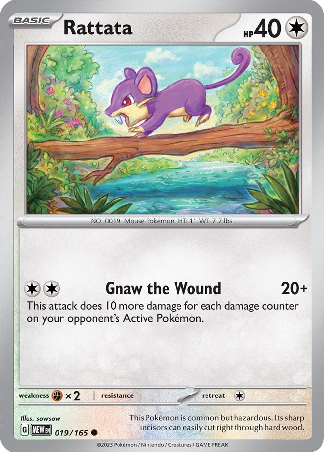 Rattata (019/165) [Scarlet & Violet 151] | Tabernacle Games