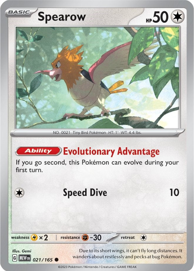 Spearow (021/165) [Scarlet & Violet: 151] | Tabernacle Games