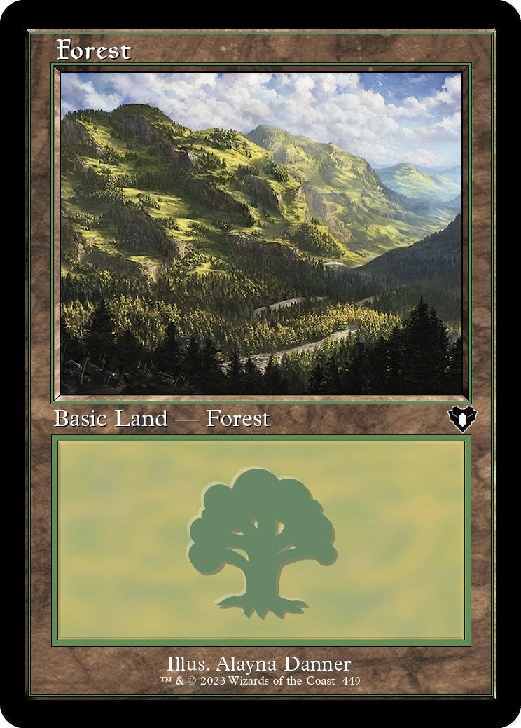 Forest (449) (Retro) [Commander Masters] | Tabernacle Games