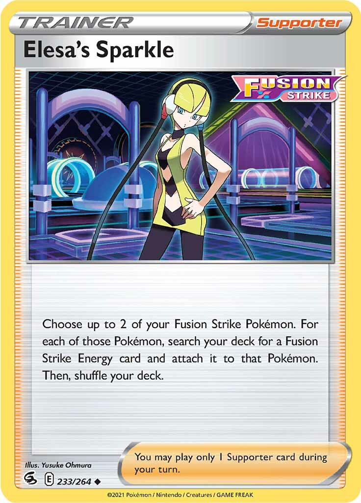 Elesa's Sparkle (233/264) [Sword & Shield: Fusion Strike] | Tabernacle Games