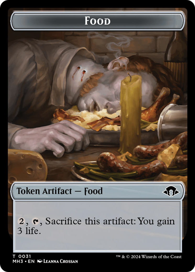 Phyrexian Germ // Food Double-Sided Token [Modern Horizons 3 Tokens] | Tabernacle Games