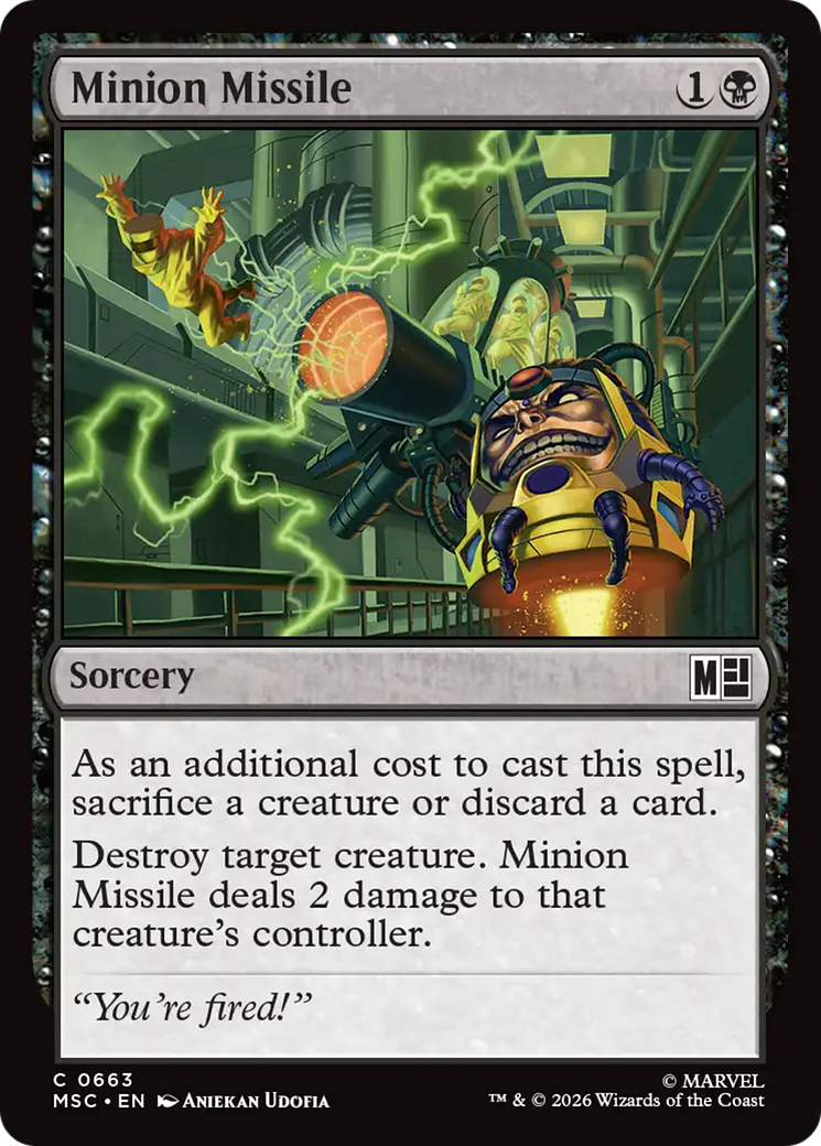 Minion Missile [Marvel Super Heroes Commander] | Tabernacle Games