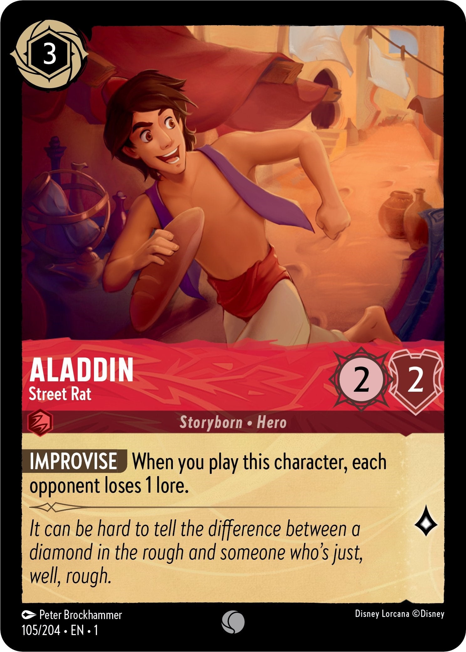 Aladdin - Street Rat (105/204) [The First Chapter] | Tabernacle Games