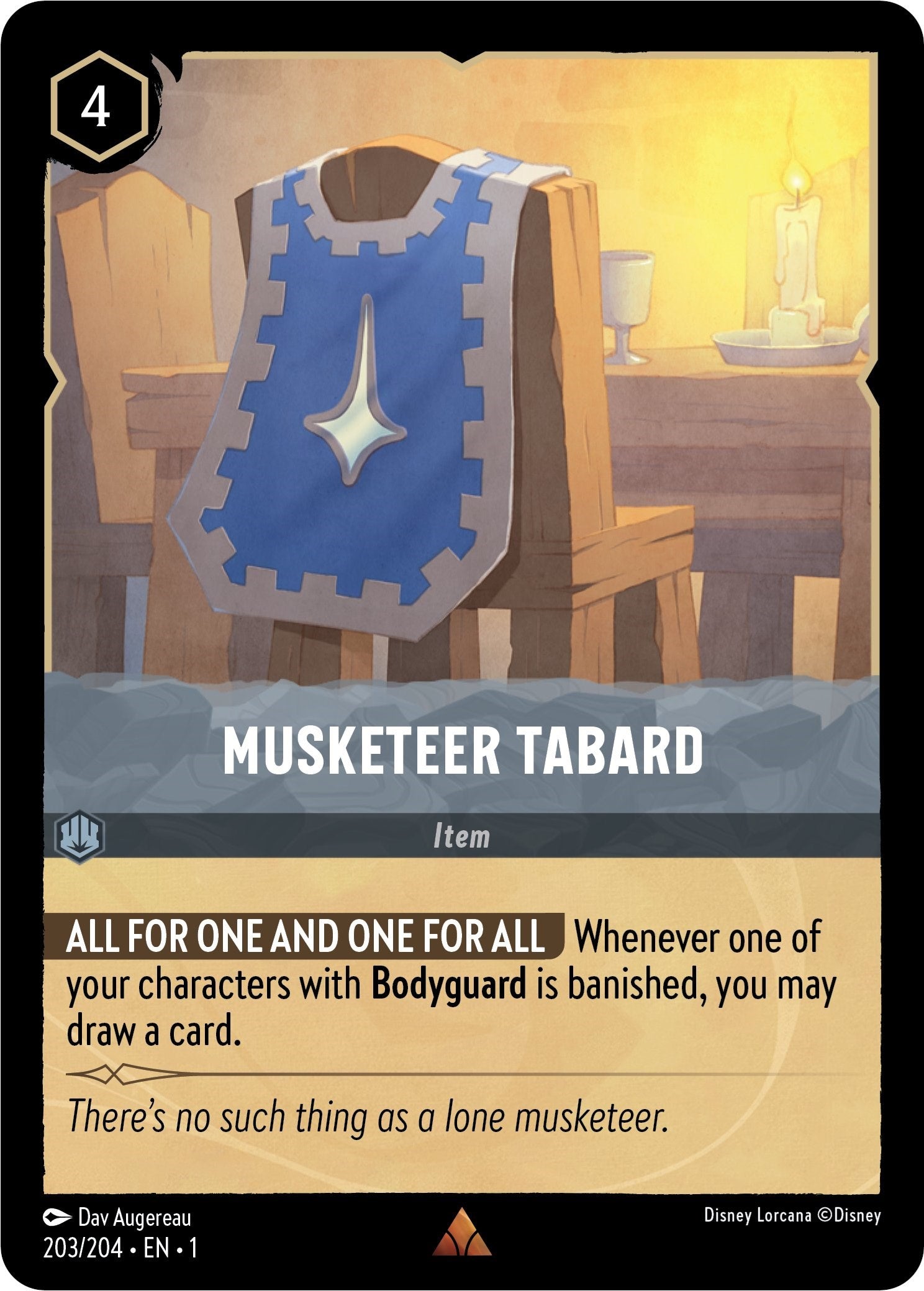 Musketeer Tabard (203/204) [The First Chapter] | Tabernacle Games