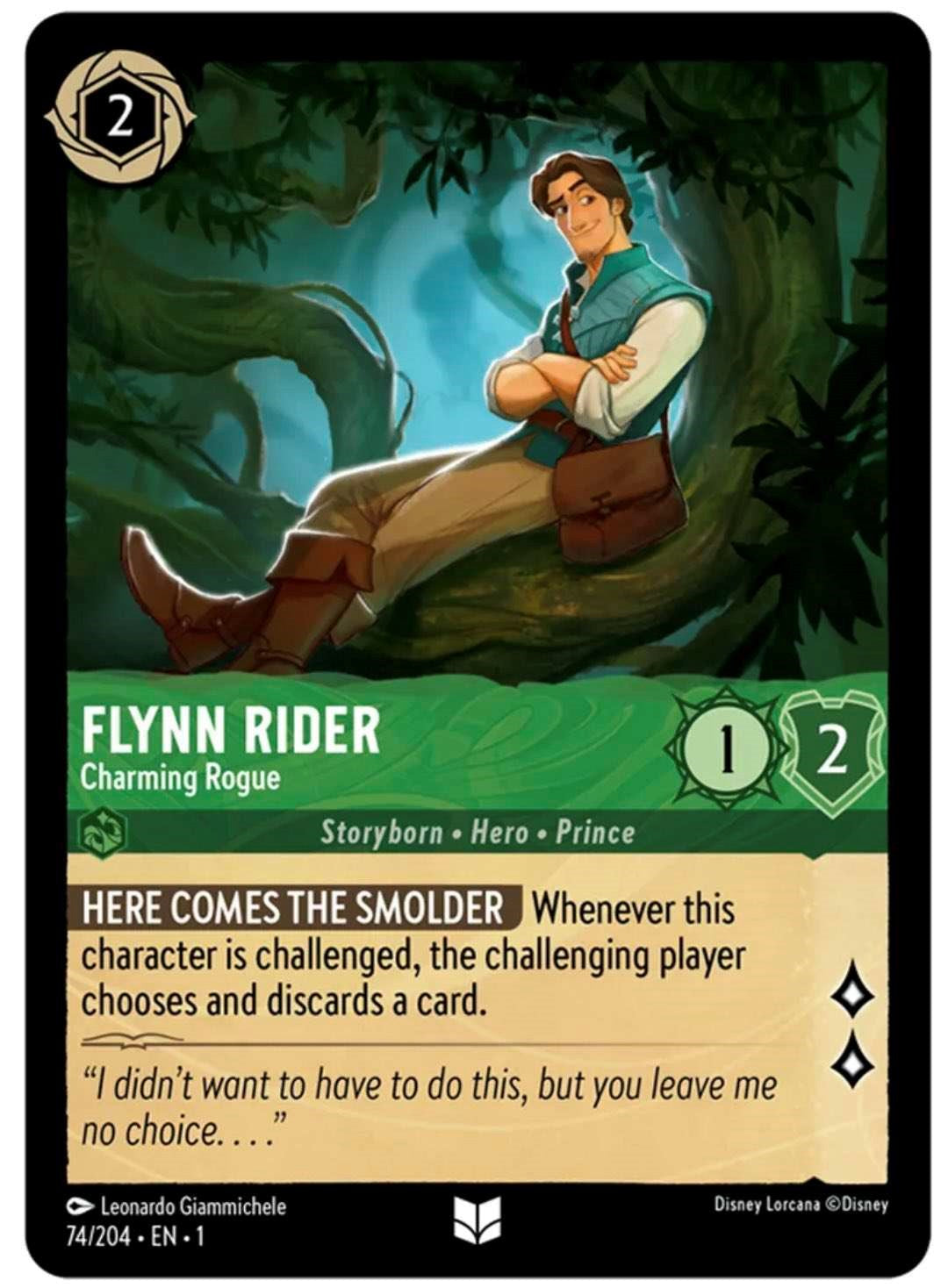 Flynn Rider - Charming Rogue (74/204) [The First Chapter] | Tabernacle Games