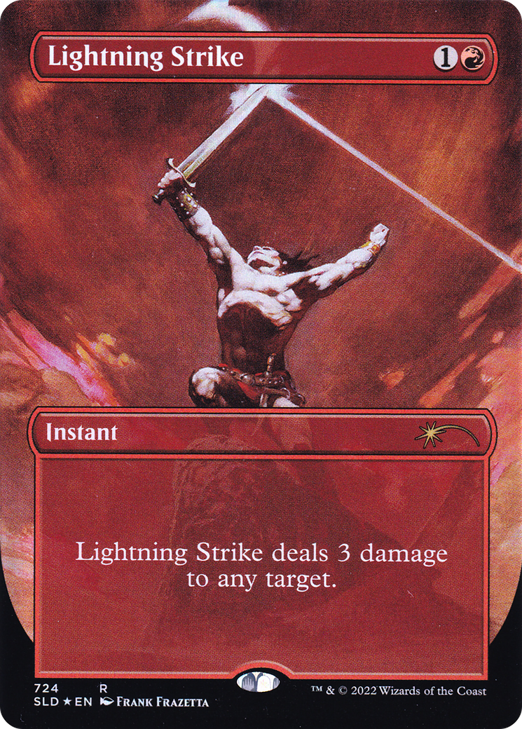 Lightning Strike (Borderless) [Secret Lair Drop Promos] | Tabernacle Games