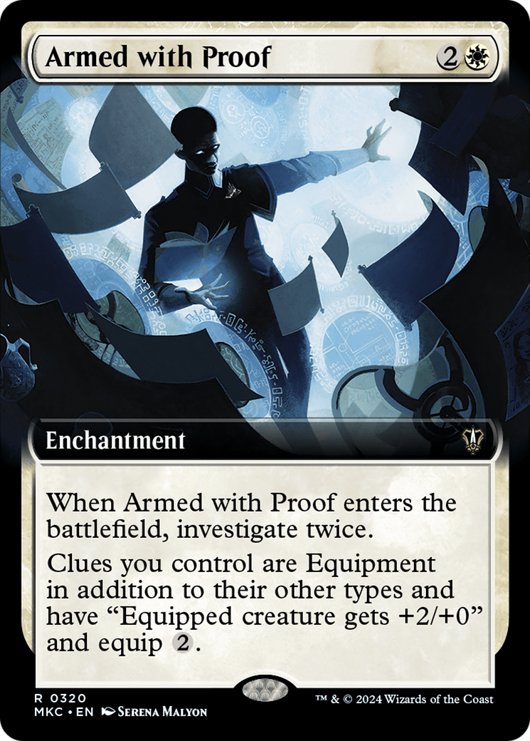 Armed with Proof (Extended Art) [Murders at Karlov Manor Commander] | Tabernacle Games