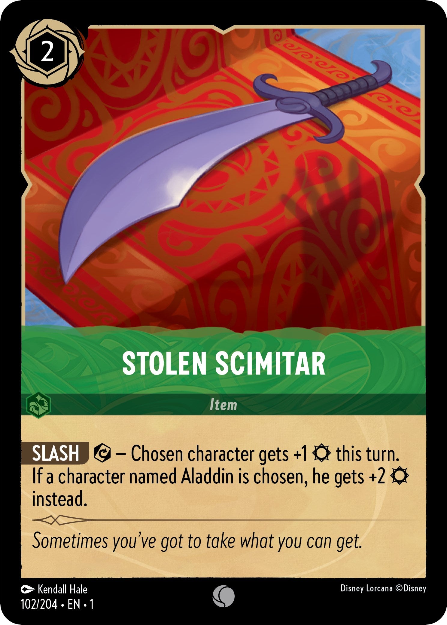 Stolen Scimitar (102/204) [The First Chapter] | Tabernacle Games