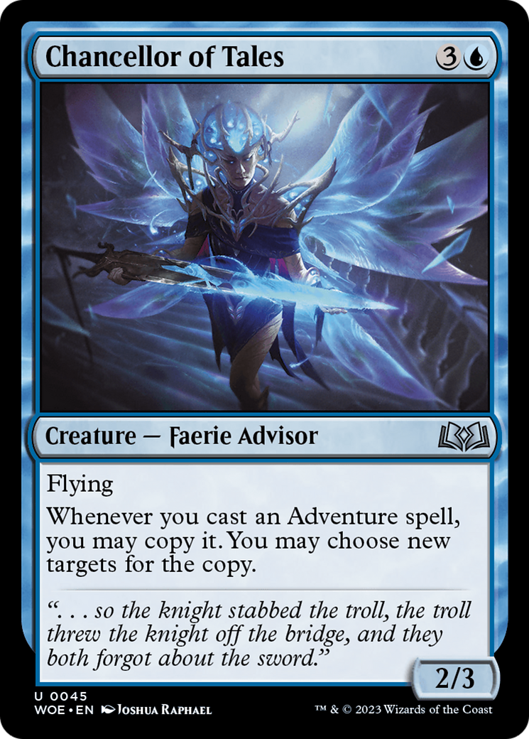 Chancellor of Tales [Wilds of Eldraine] | Tabernacle Games