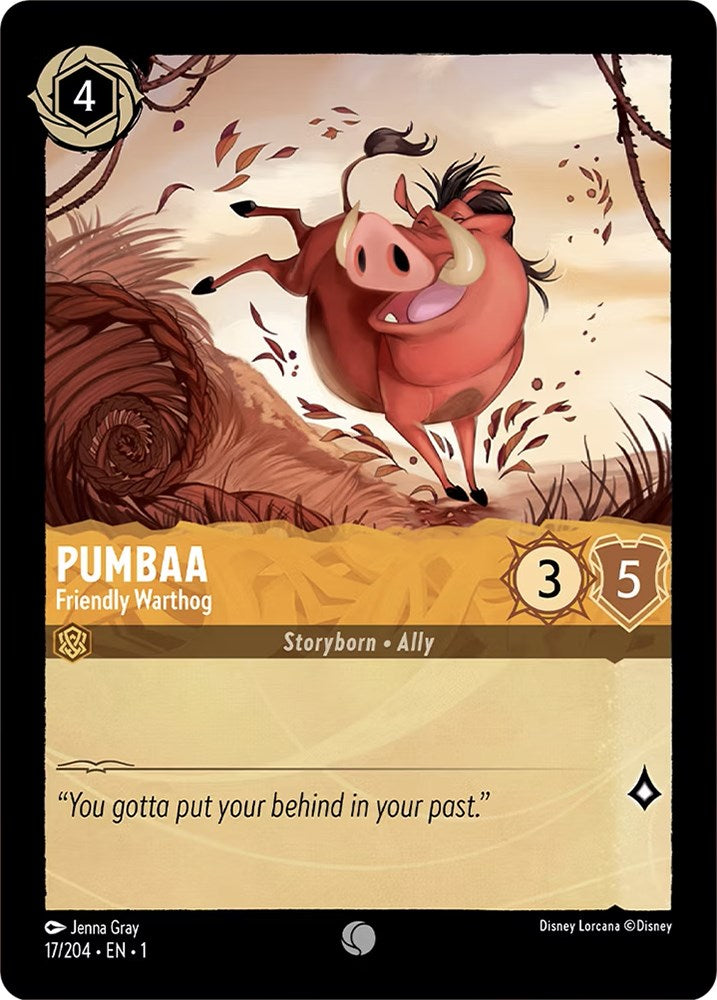 Pumbaa - Friendly Warthog (17/204) [The First Chapter] | Tabernacle Games