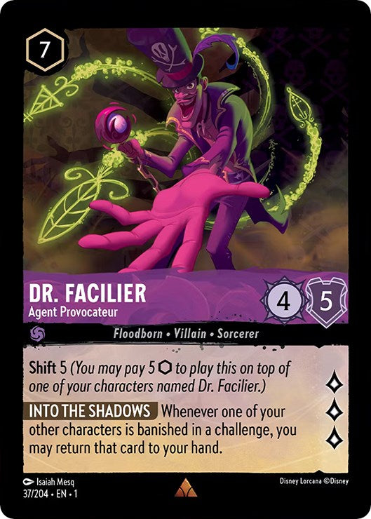 Dr. Facilier - Agent Provocateur (37/204) [The First Chapter] | Tabernacle Games