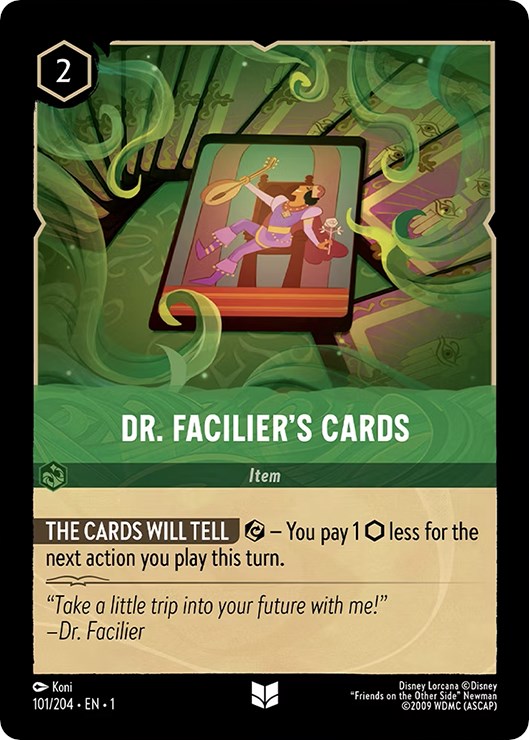 Dr. Facilier's Cards (101/204) [The First Chapter] | Tabernacle Games
