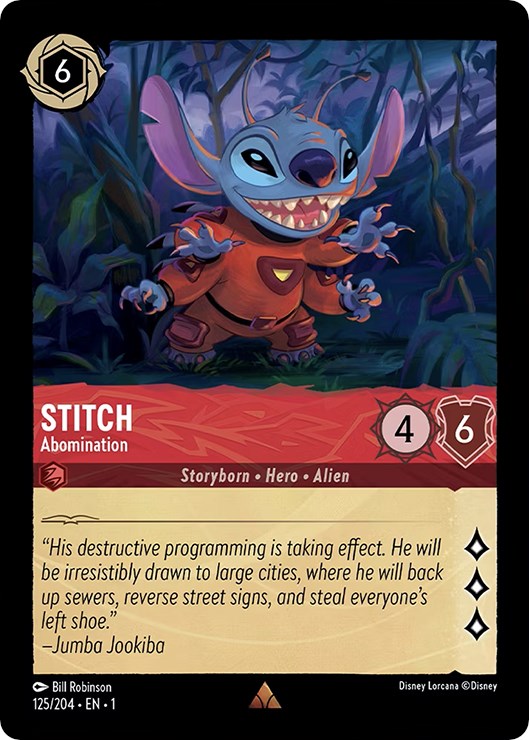 Stitch - Abomination (125/204) [The First Chapter] | Tabernacle Games