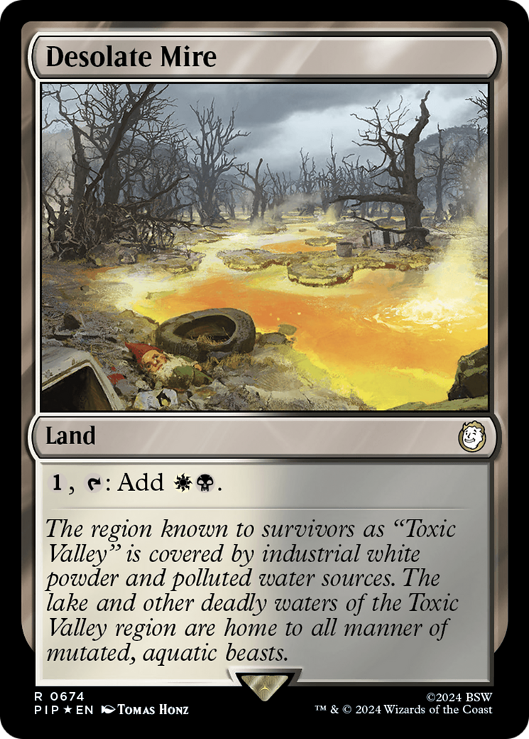 Desolate Mire (Surge Foil) [Fallout] | Tabernacle Games