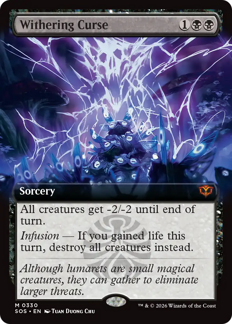 Withering Curse (Extended Art) [Secrets of Strixhaven] | Tabernacle Games