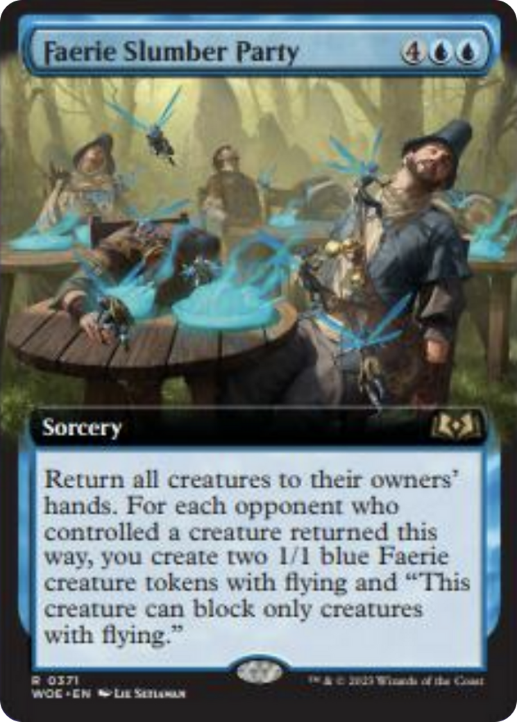 Faerie Slumber Party (Extended Art) [Wilds of Eldraine] | Tabernacle Games